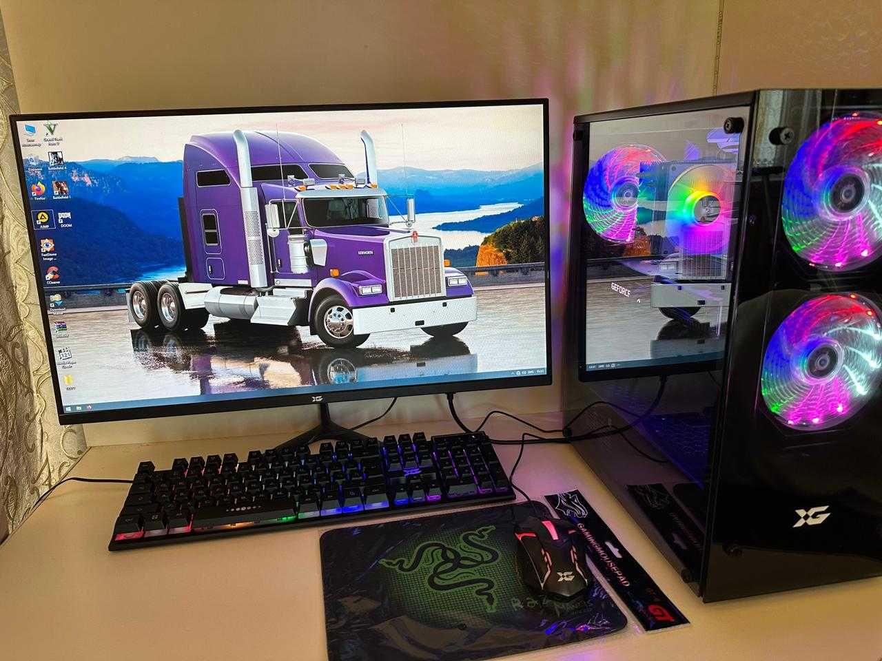 Мощный игровой компьютер i5-10400, ядер-12, 4.3GHz, видео RTX3060 12Gb