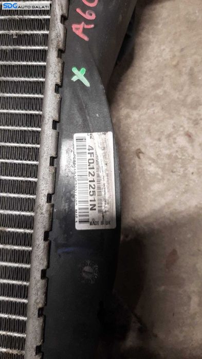 Radiator Apa Antigel Motor Audi A6 C6 3.0 D BMK BNG Cutie Manuala 2005 - 2011 Cod 4F0121251N