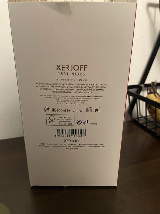 Xerjoff Naxos 100ml EDP autentic