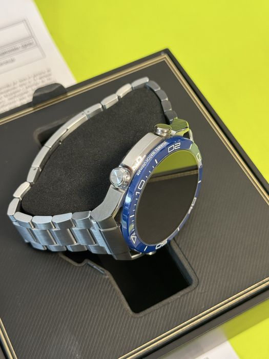 КАТО НОВ 49mm Huawei Watch Ultimate Гаранция Yettel 2027 г. Blue