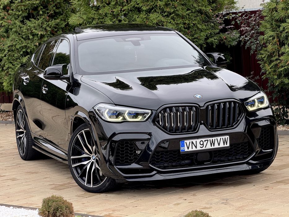 BMW X6 2021 3.0 D Laser/Pachet M Competition/Grila luminata/Sky Lounge