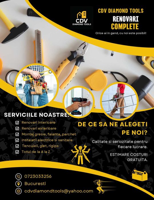 Renovări Profesionale – Transformăm Casa Ta în Locul Visurilor Tale!