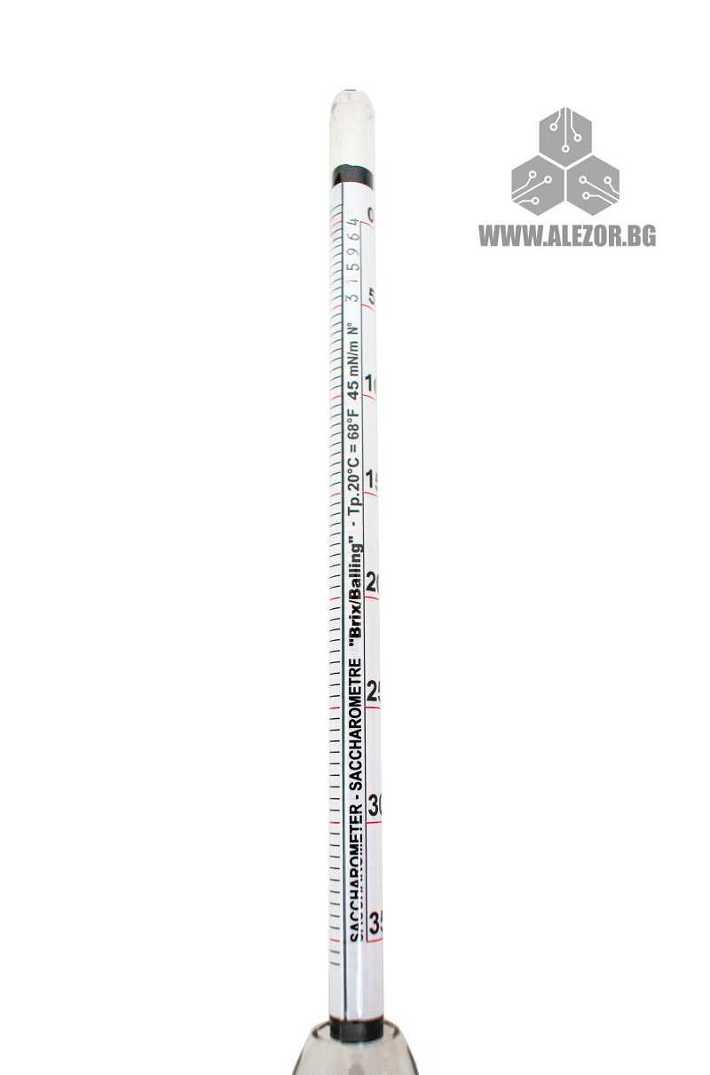 Захаромер 0 До 35% Аlla France, С Термометър, Дължина 315мм, 20200158