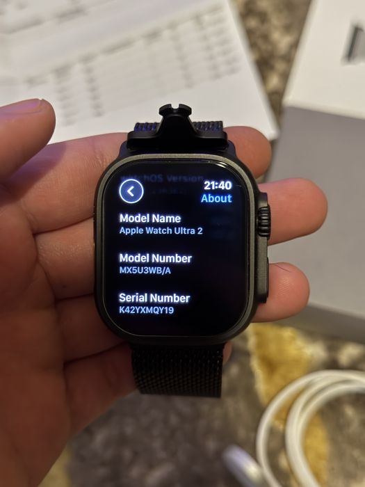 Ceas Apple Watch Ultra 2 Milanese Loop Garantie