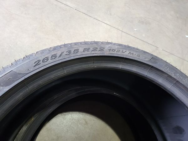 265/35/22 PIRELLI 4бр