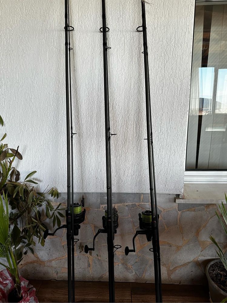 Въдици daiwa black widow 3,5lb с макари shimano aerlex 10000 XTB SPOD