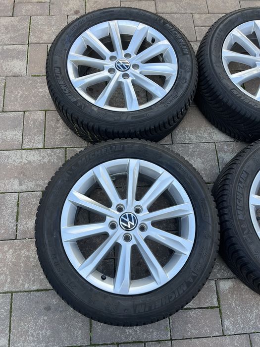 Jante 5x112 originale vw passat b8 Michelin 215 55 17 Helsinki