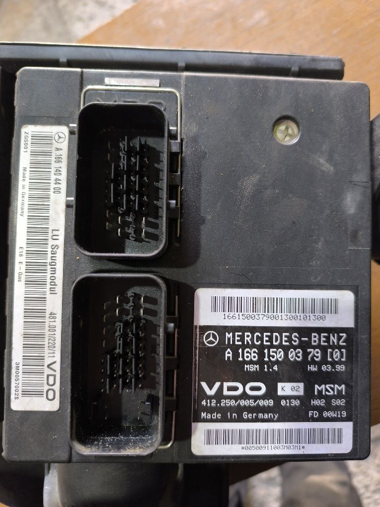 Модуль управления двигателем (ЭБУ) A160 W168
