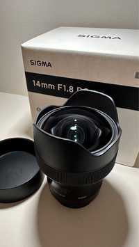 Sigma 14mm f/1.8 montura Canon
