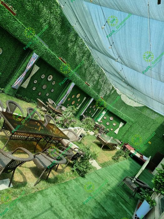 Yashil zabor / Искусственный кусты / Green Wall dekorativ setka