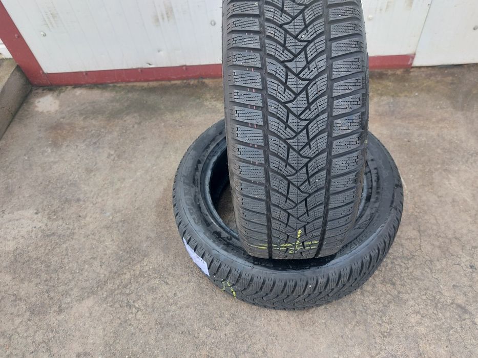 150 lei bucata!Doua anvelope M+S/IARNA 215 55 17 Dunlop dot 2021! 8 mm