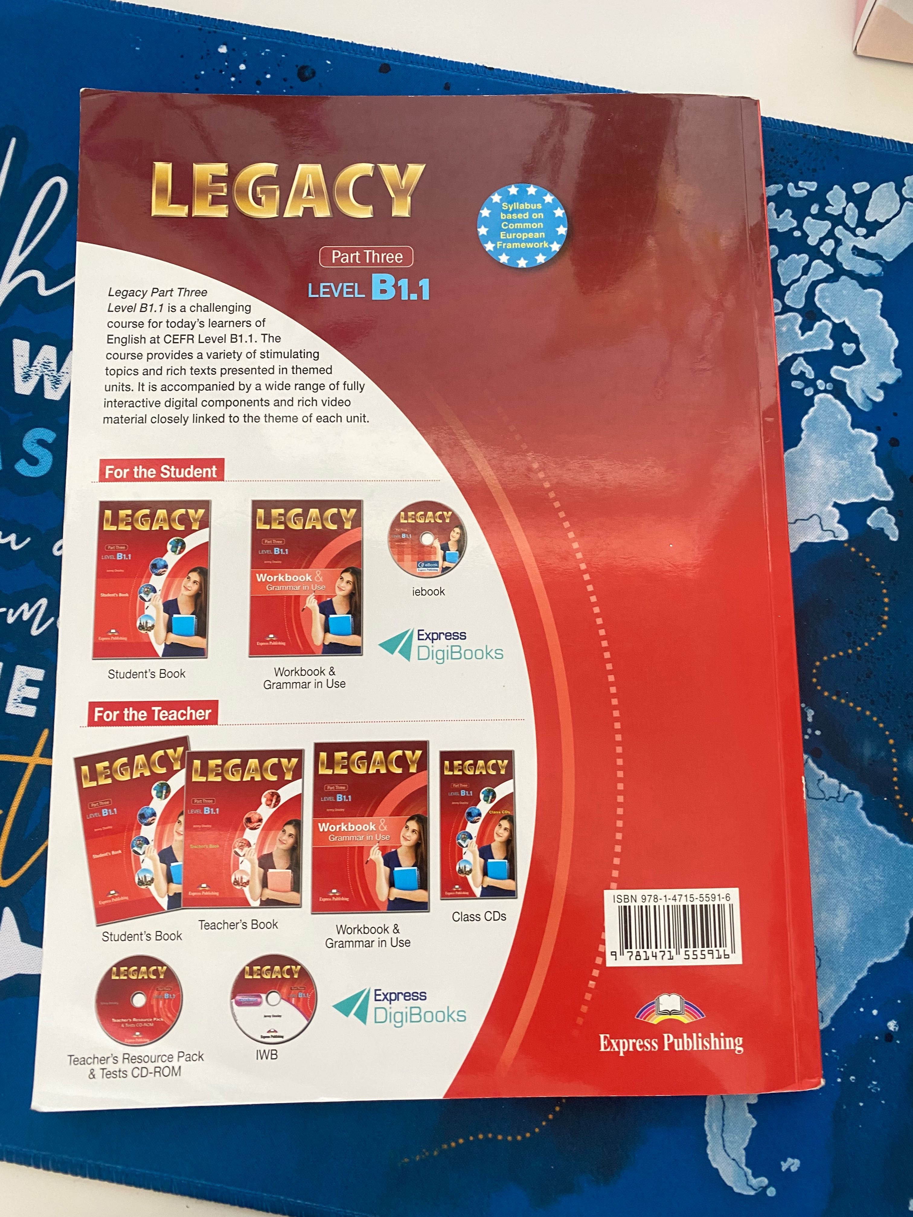 Legacy Student's Book level B1.1