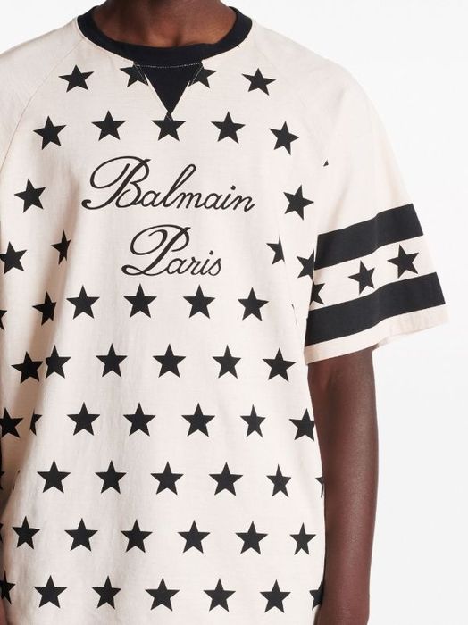 Tricou Balmain Signature Stars serie articol CH1EH135GD27 S-L