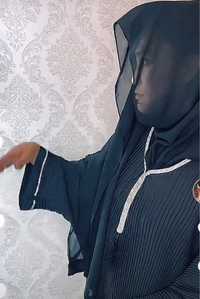 Продам платье  черное длиное + шарф из Дубая. Есть разные варианты