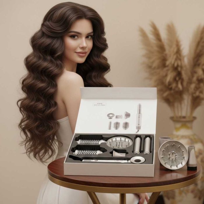 Мултифункционален сешоар и стилизатор за коса S&R Styling SD-988.