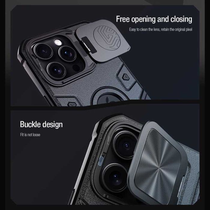 Husa antisoc + Folie APPLE iPhone 16 Pro Max Galaxy S25 Ultra S24+ S23