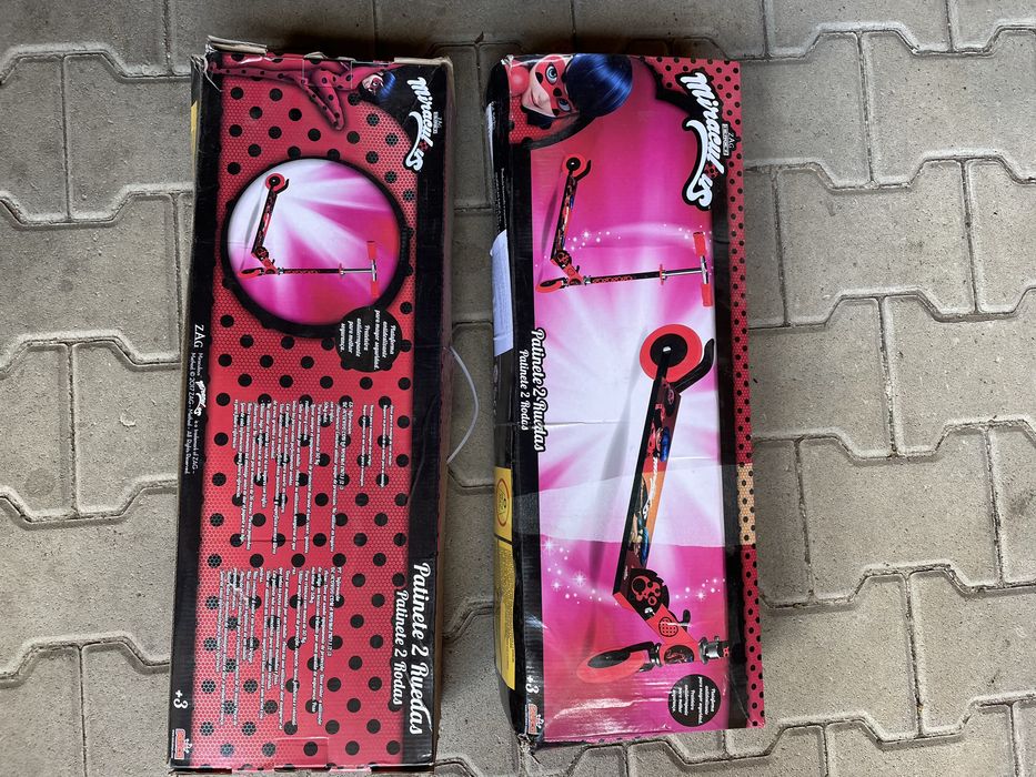 NOI 2 trotinete fete Ladybug