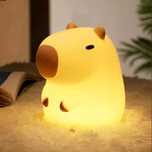 Детска нощна лампа Капибара, Cute Capybara, Вградена батерия 1200mAh