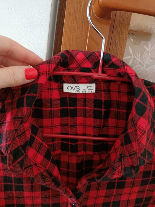 Cămașă fete de 128 cm