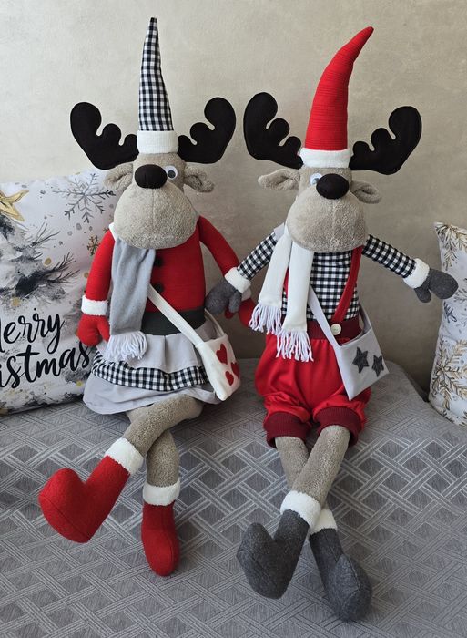 Коледни елени ,ръчна изработка