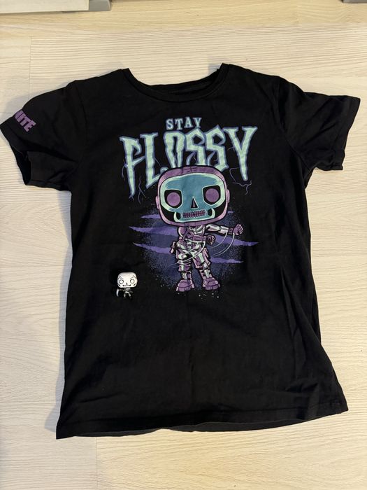 Tricou plus figurina Fortnite, Flossy, Pop tees, marime M