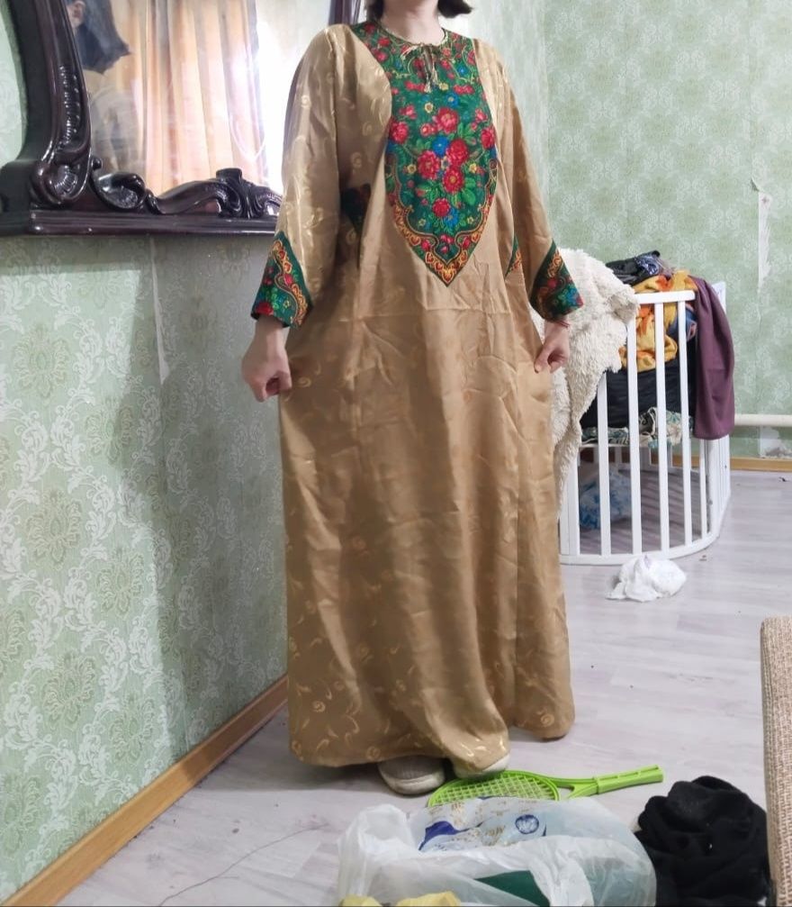 Туркменские национальные платьи латье