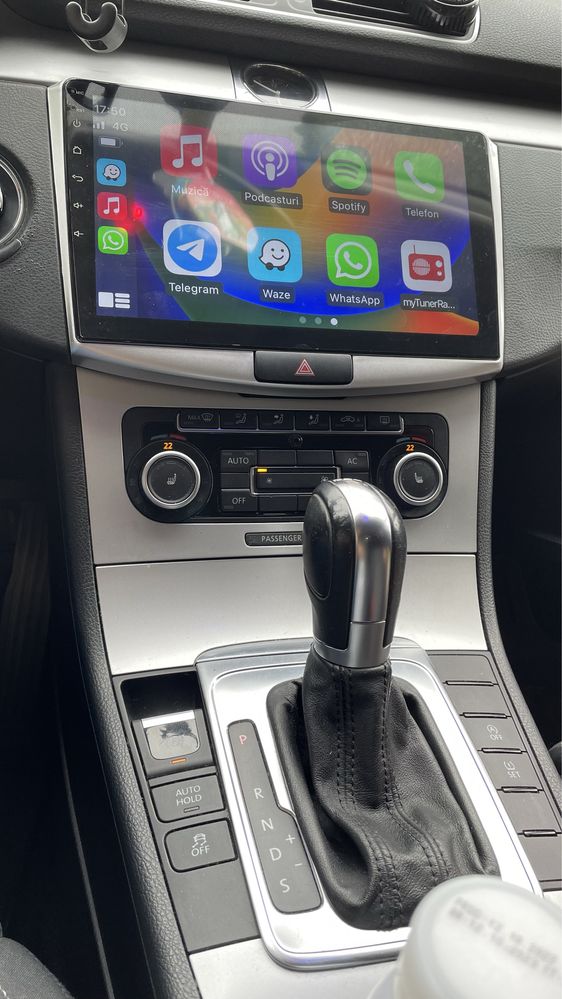 Navigatie android VW Passat B6 B7 CC Carplay AndroidAuto 10 inch