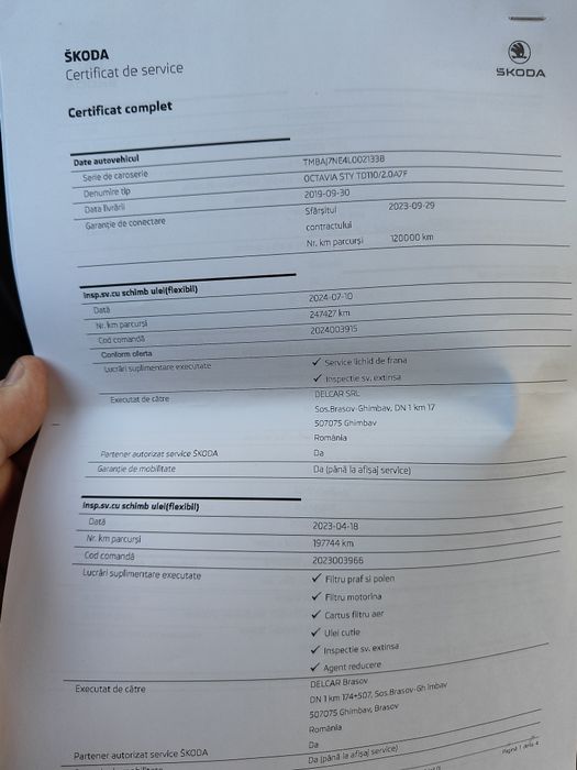 Skoda Octavia 2.0 Tdi Automată