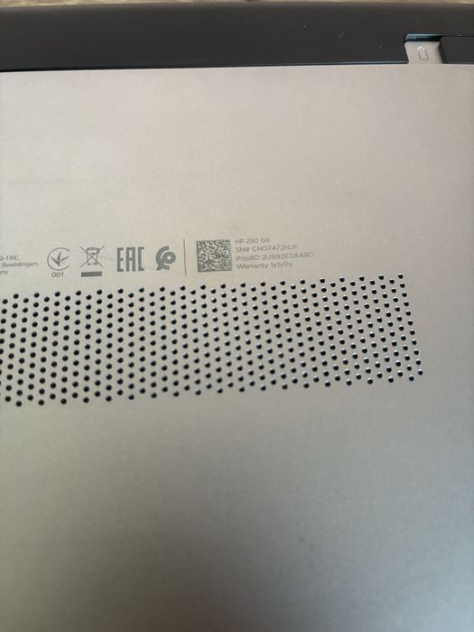 Hp 250 G6• i7-7500U• fara Ram si ssd