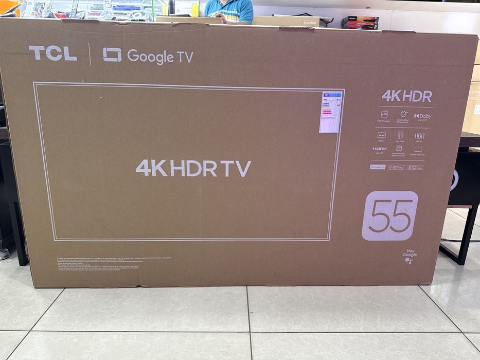 Telvizor. TCL55V6C smart 4K 2 yil kafaolat