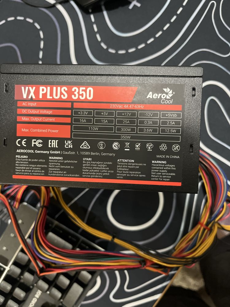 Блок питания 350 ватт Aero Cool