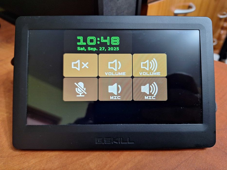 Panou de control/informare PC G.SKILL WigiDash, touch screen, 7", USB