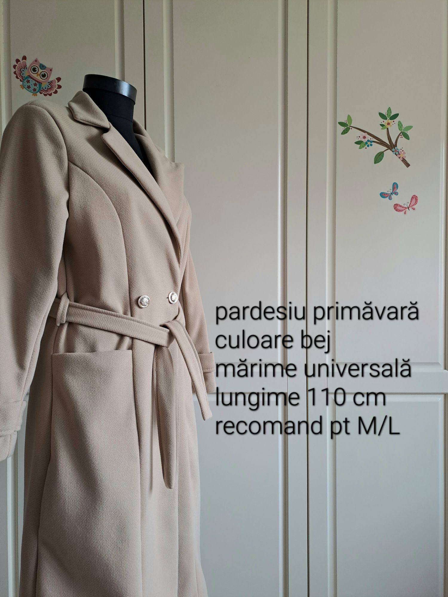 Pardesiu damă, recomand pt M/L