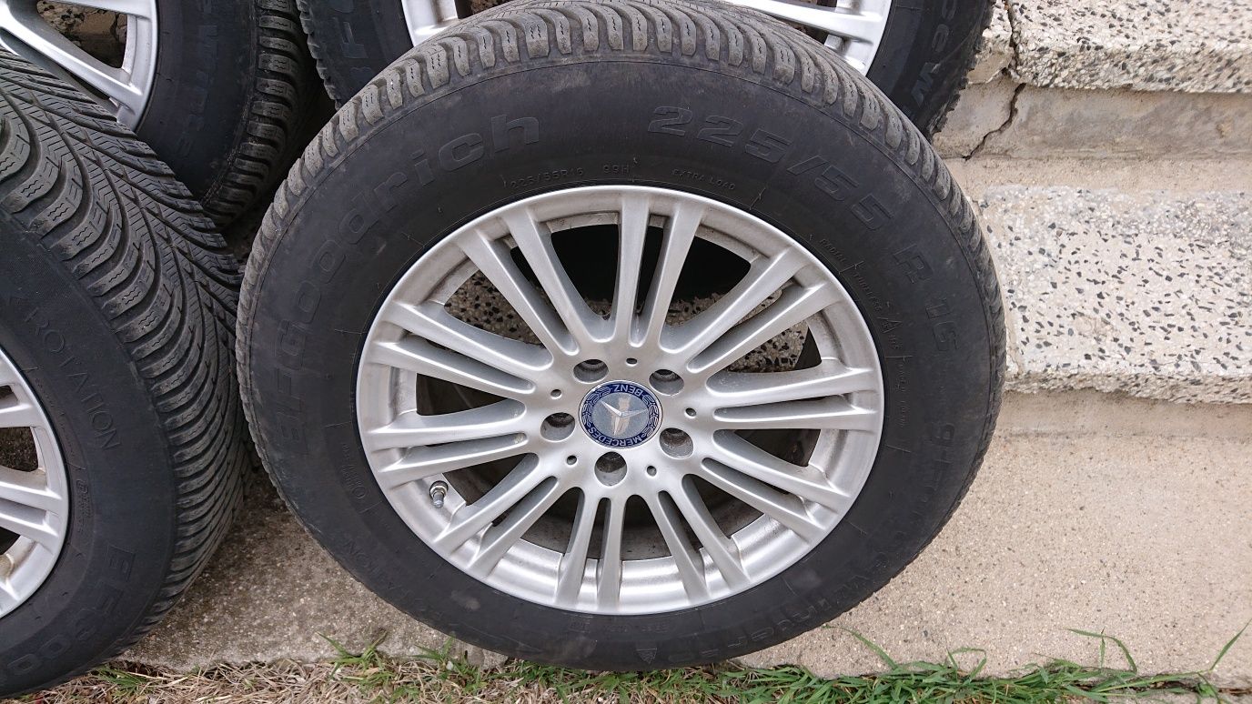 Джанти за Мерцедес Е клас 16", стоманени 15"  и капаци 15" оригинални