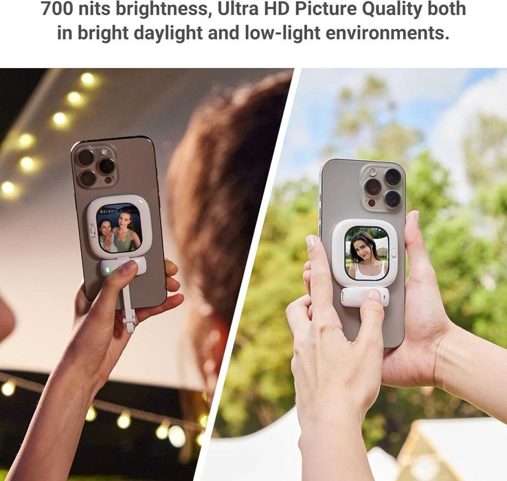 Founist Vlogmate Mini селфи екран за iPhone, Bluetooth дистанционно