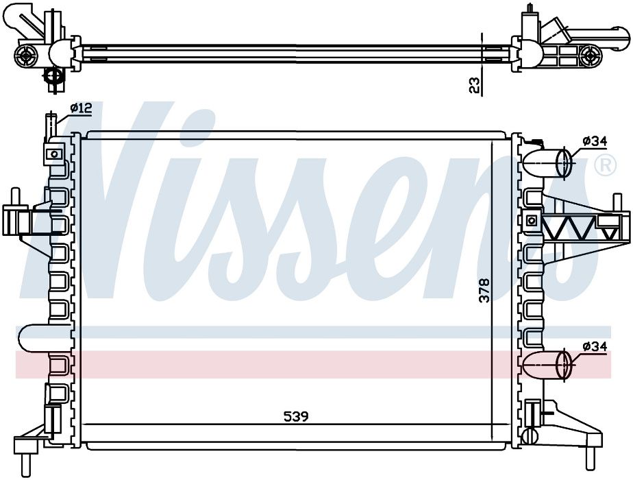 -40% перка климатична за Opel Corsa C 2000-2006, НОВА, к-т
