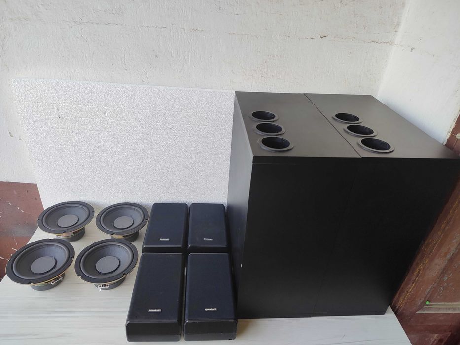 Домашно кино Quadral комплект Quadral Trianon TSW-II + Trianon TSA-I