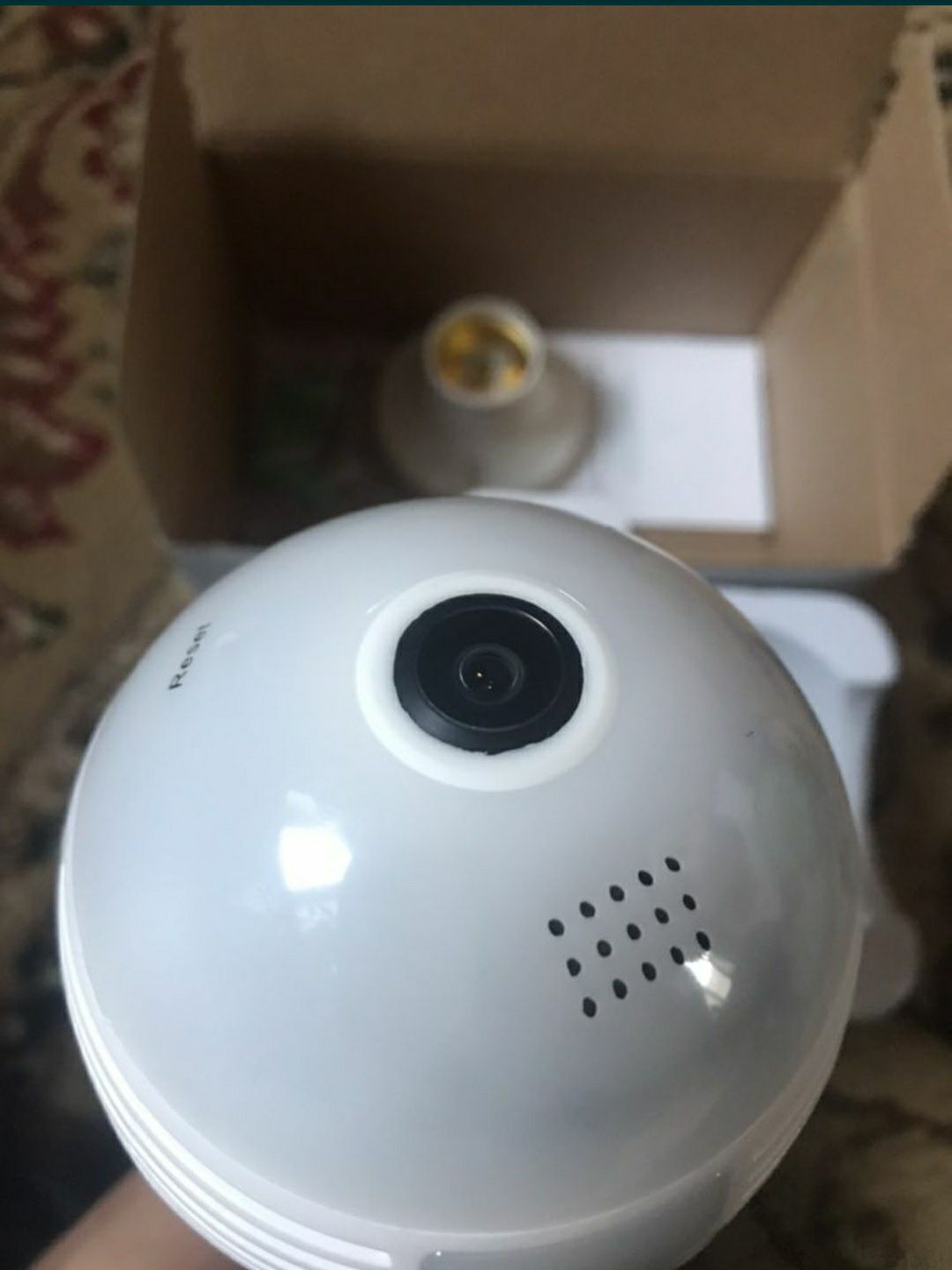 Камера лампа видеокамера wifi незаметная лампа камера