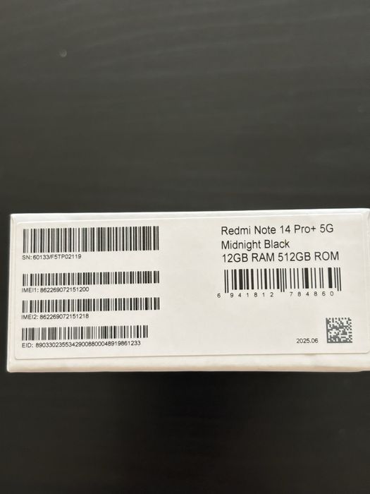 Xiaomi Redmi Note 14 Pro+ 5G