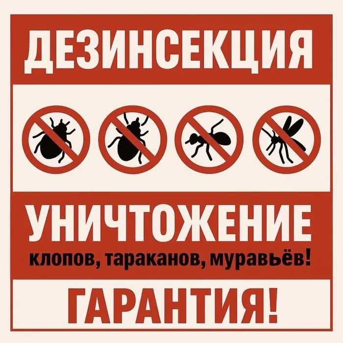 Шымкент Дезинфекция уничтожение тараканов