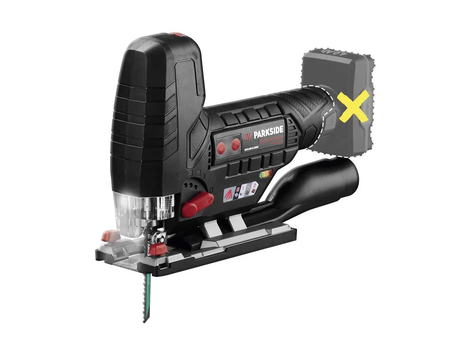 Нов прободен трион безчетков Parkside Performance 12V Зеге