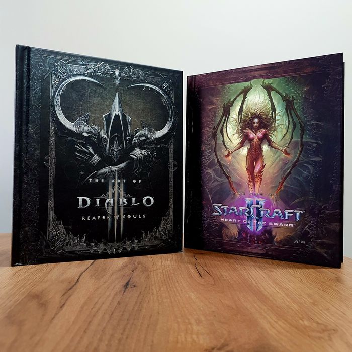 Diablo 3 и Starcraft 2 колекционерски книги