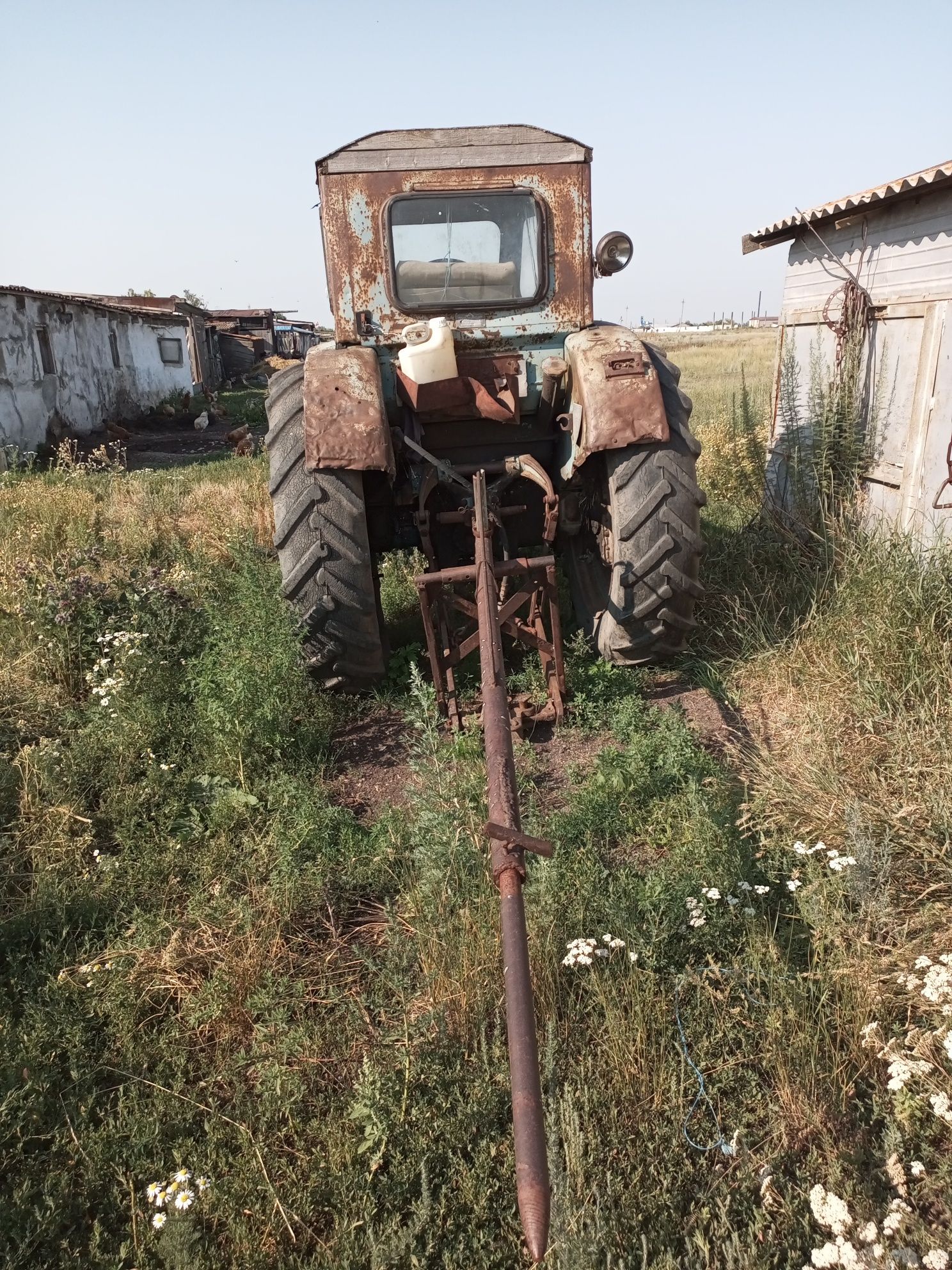 Трактор т-40 и телего птс-4