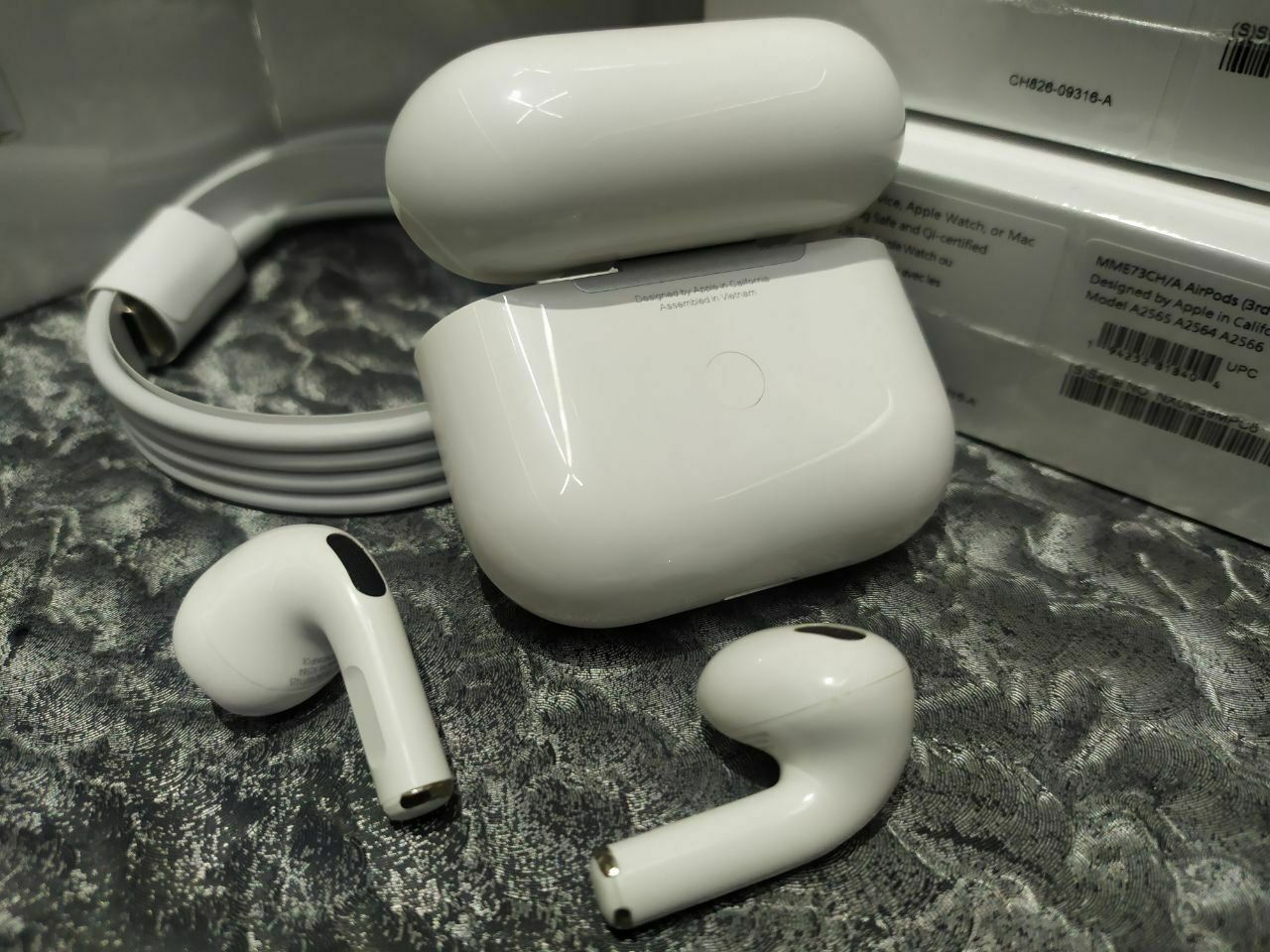 Доставка БЕПУЛ, Янги Airpods 3 made in Dubai,  lux version 2023/24