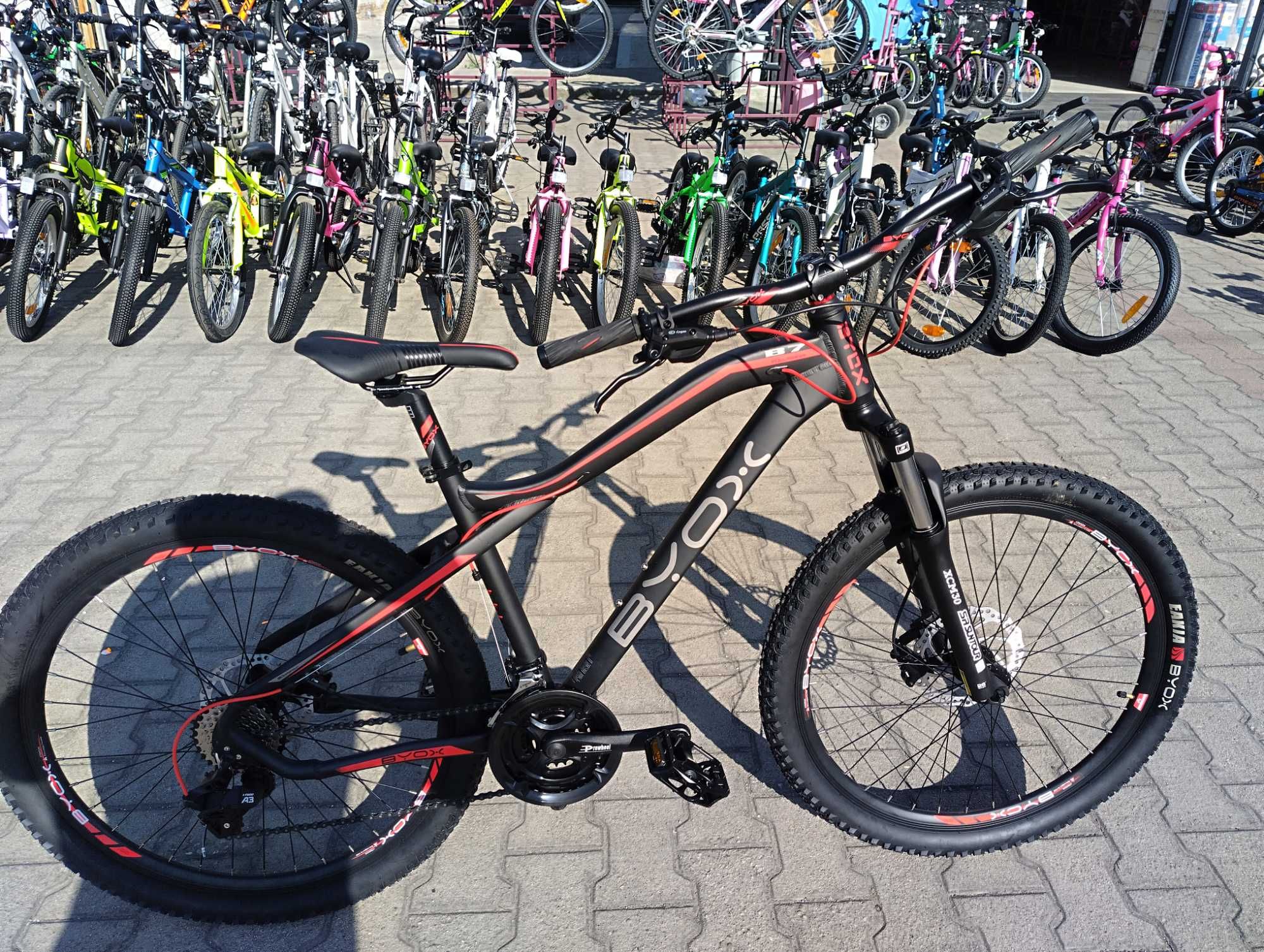 BYOX Алуминиев велосипед 26" B7 HDB червен