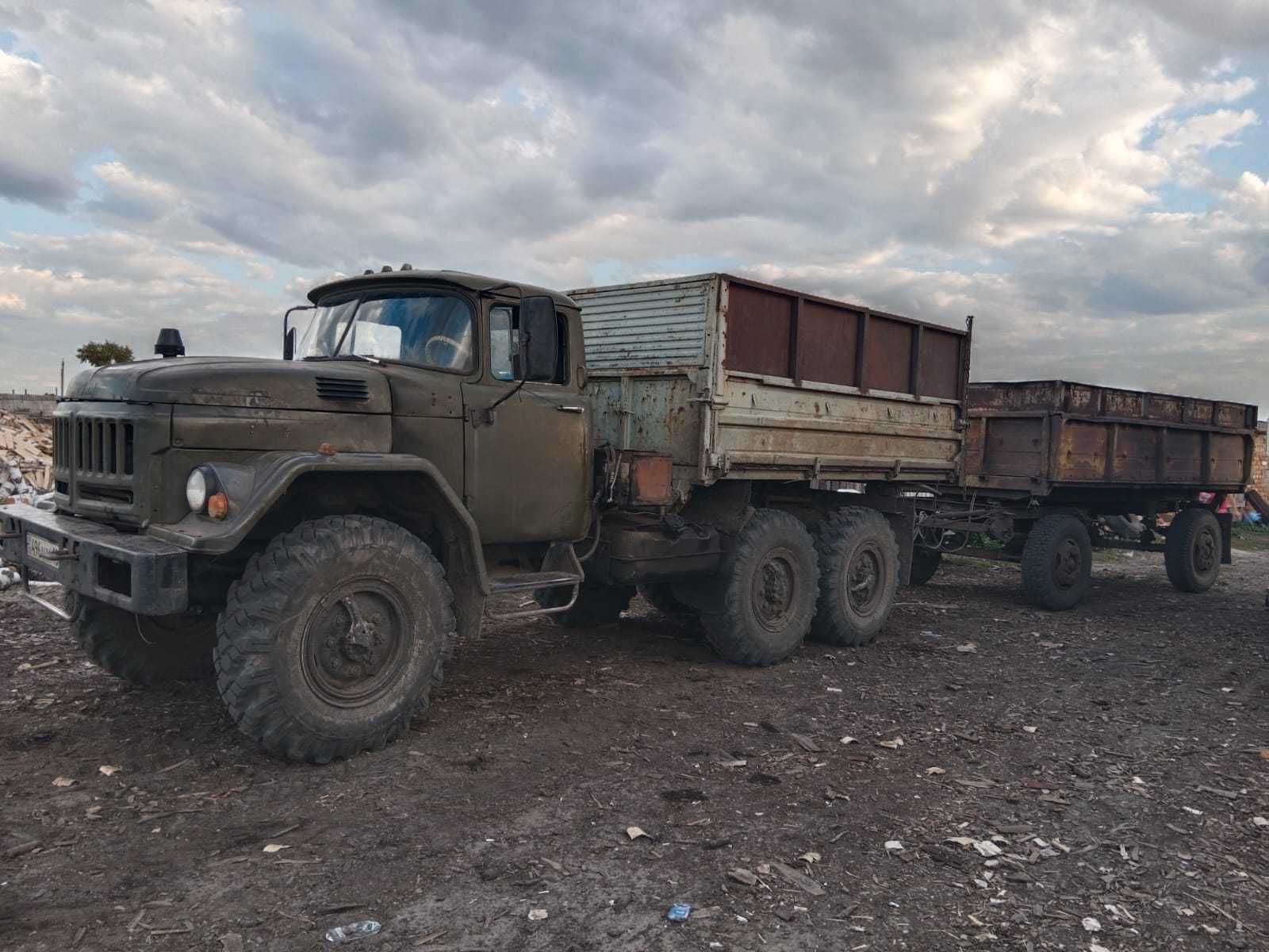 Зил131 с прицепом