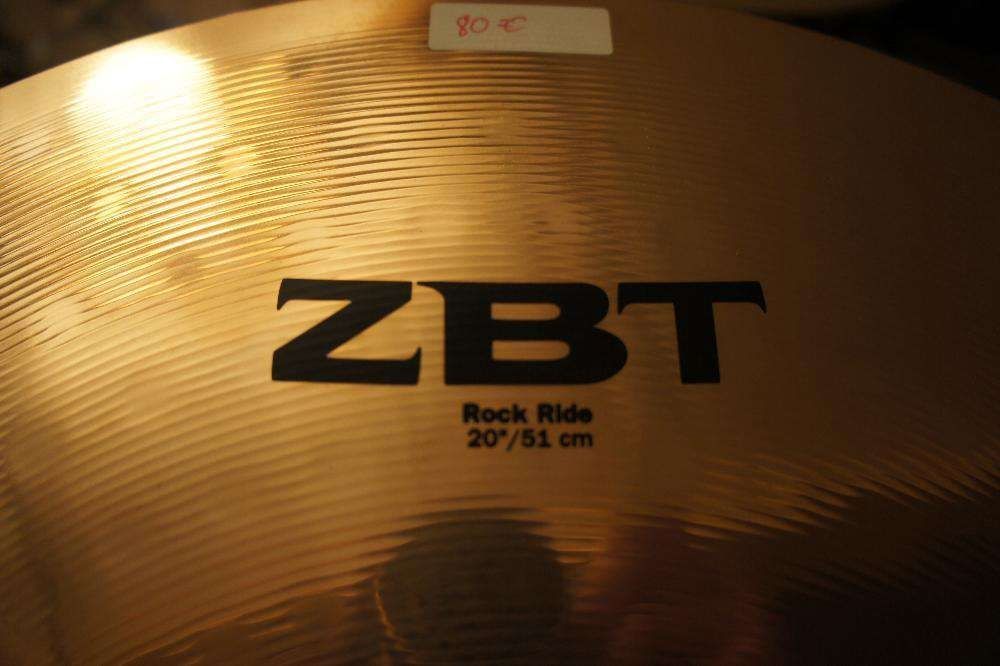 Cinele Zildjian 20" ZBT Rock Ride, Made in USA