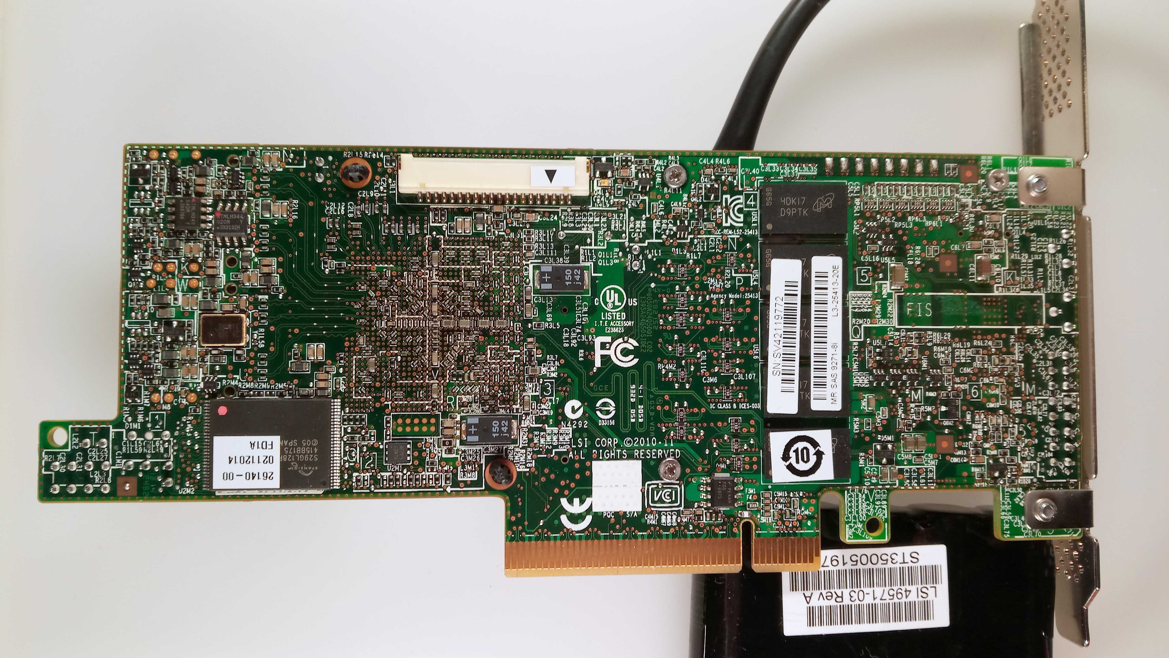 RAID контролер LSI SAS9271-8i UCS-RAID9271CV-8I PCIe v3 1G SATA/SAS 6