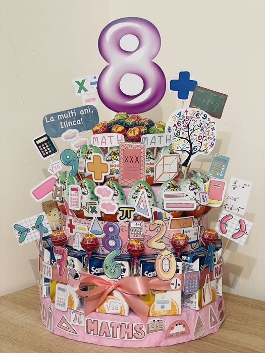 Tort cadou din dulciuri