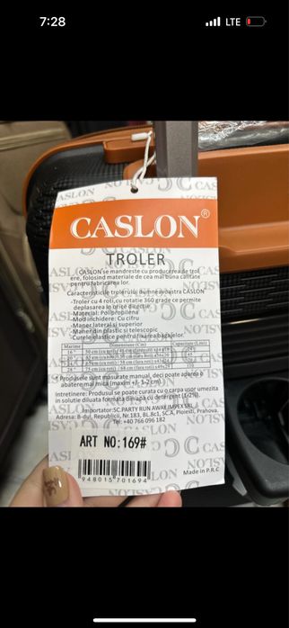 Troler 4 roti polipropilena